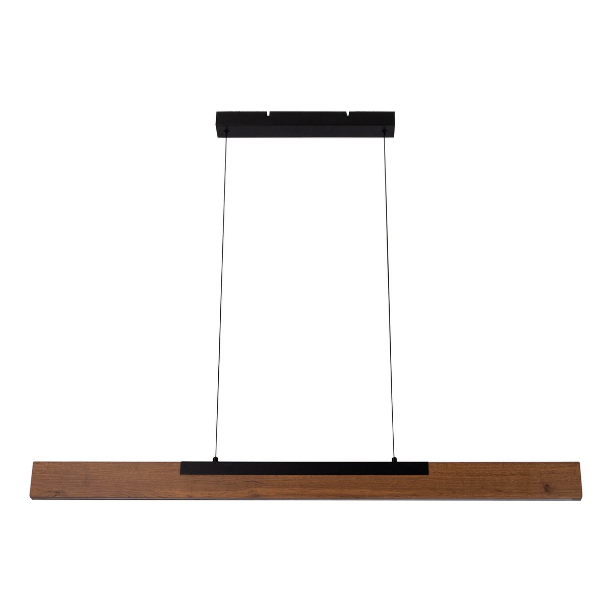 Näve Wilma LED Hanglamp Zwart/Bruin 150cm