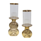 Gouden Fotofoor Spiral - Elegant 11x10x33cm