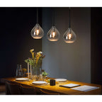 Näve Vaso Hanglamp - Rookglas Antraciet E14