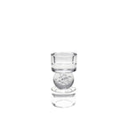 Glazen Bubbelbel - Transparant 6x6x12,5cm