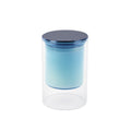 Kaars Cederhout Blauw 7x11.3cm