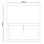 Näve Alfa Tafellamp - Zwart 34cm