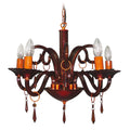 Näve Vamp Hanglamp 5-Lamps 53cm Bruin Metaal