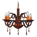 Näve Vamp Hanglamp 5-Lamps 53cm Bruin Metaal