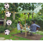 LED Zonnekettingslinger Voetbal 20 - Zwart 580cm