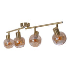 Näve Libby Plafondlamp 4-Lichts - Messing 80cm E14