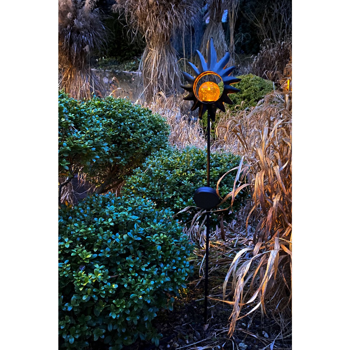 Näve LED Solar Lamp "Sun" 93,5cm Zwart