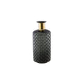 Vaas H28cm - Aulica Zwart met Gouden Top