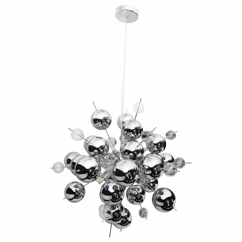 Näve Explosie Hanglamp Chroom 65cm G9