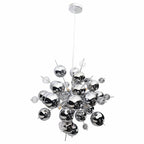 Näve Explosie Hanglamp Chroom 65cm G9
