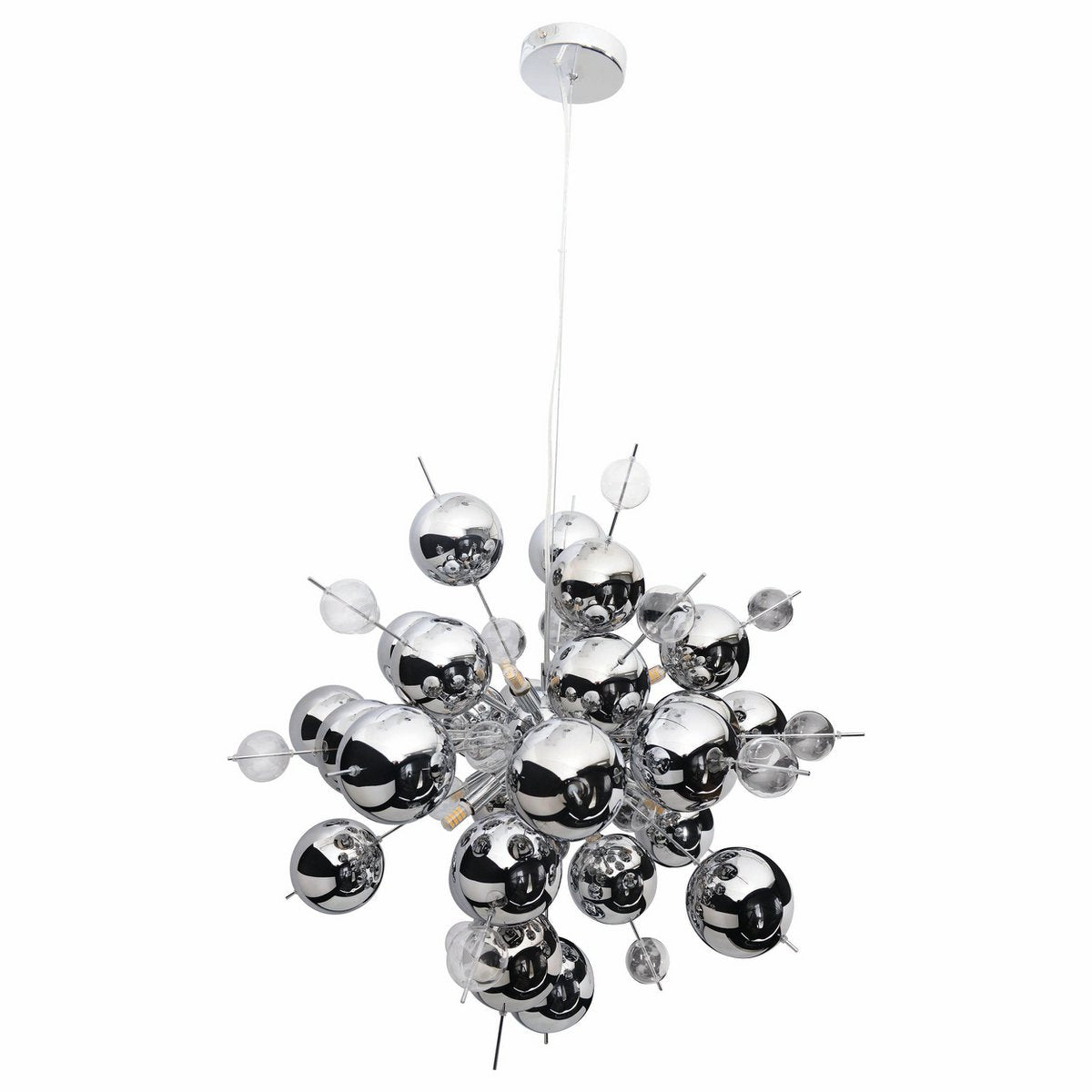 Näve Explosie Hanglamp Chroom 65cm G9