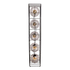 Näve Cesta Vloerlamp - Zwart Glas 95cm