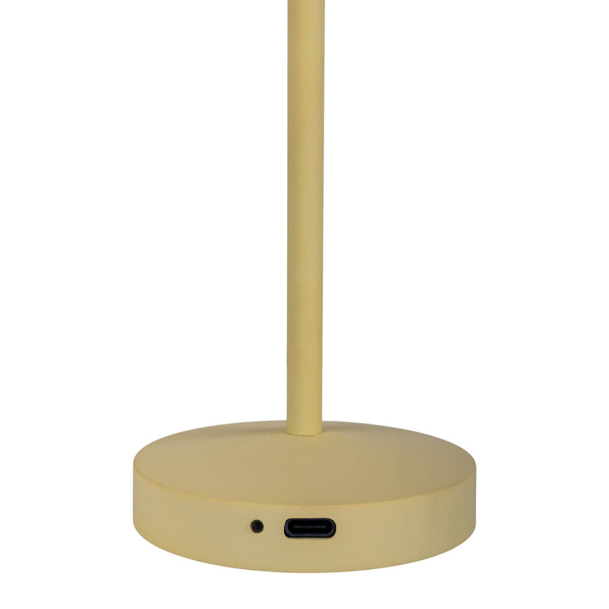 Näve Gomba LED-batterijtafellamp Geel 18,5cm