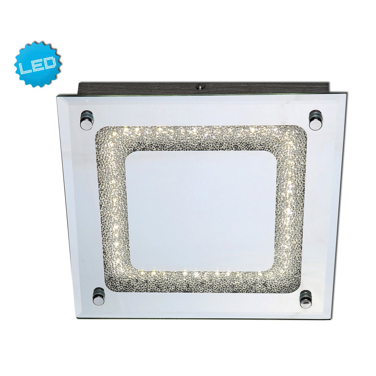 LED plafondlamp Thun Näve 24cm - Zilver