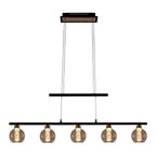 Näve Hanglamp - Zwart Glas 90cm LED