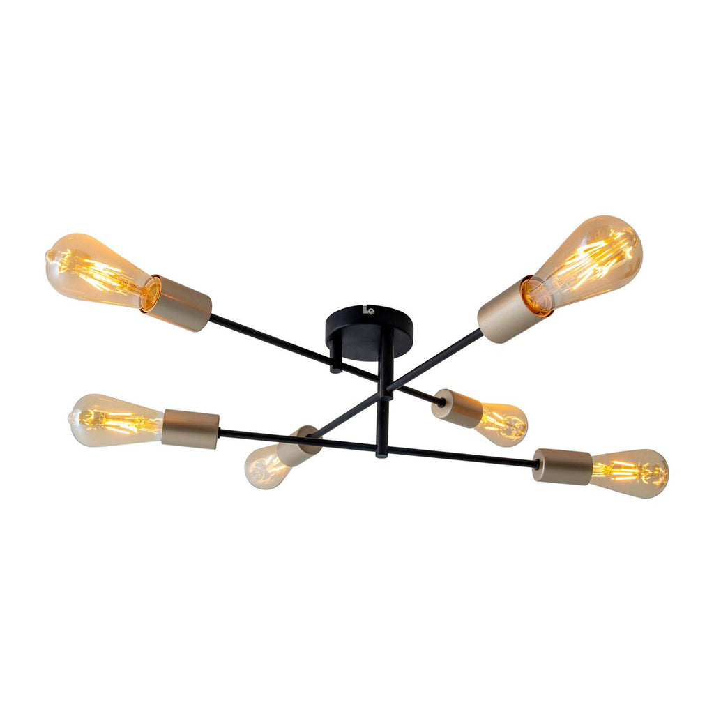 Näve Modo Plafondlamp 6-vlam Zwart 54,5cm