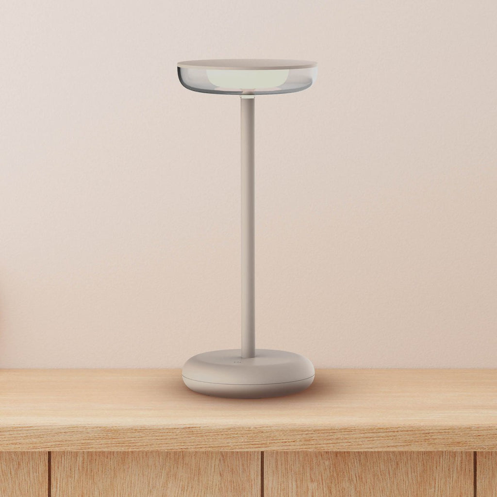 Näve Pasi Tabletlicht Beige 26cm Dimbaar