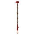 Näve Regia Hanger Lamp - Rood Metaal E27