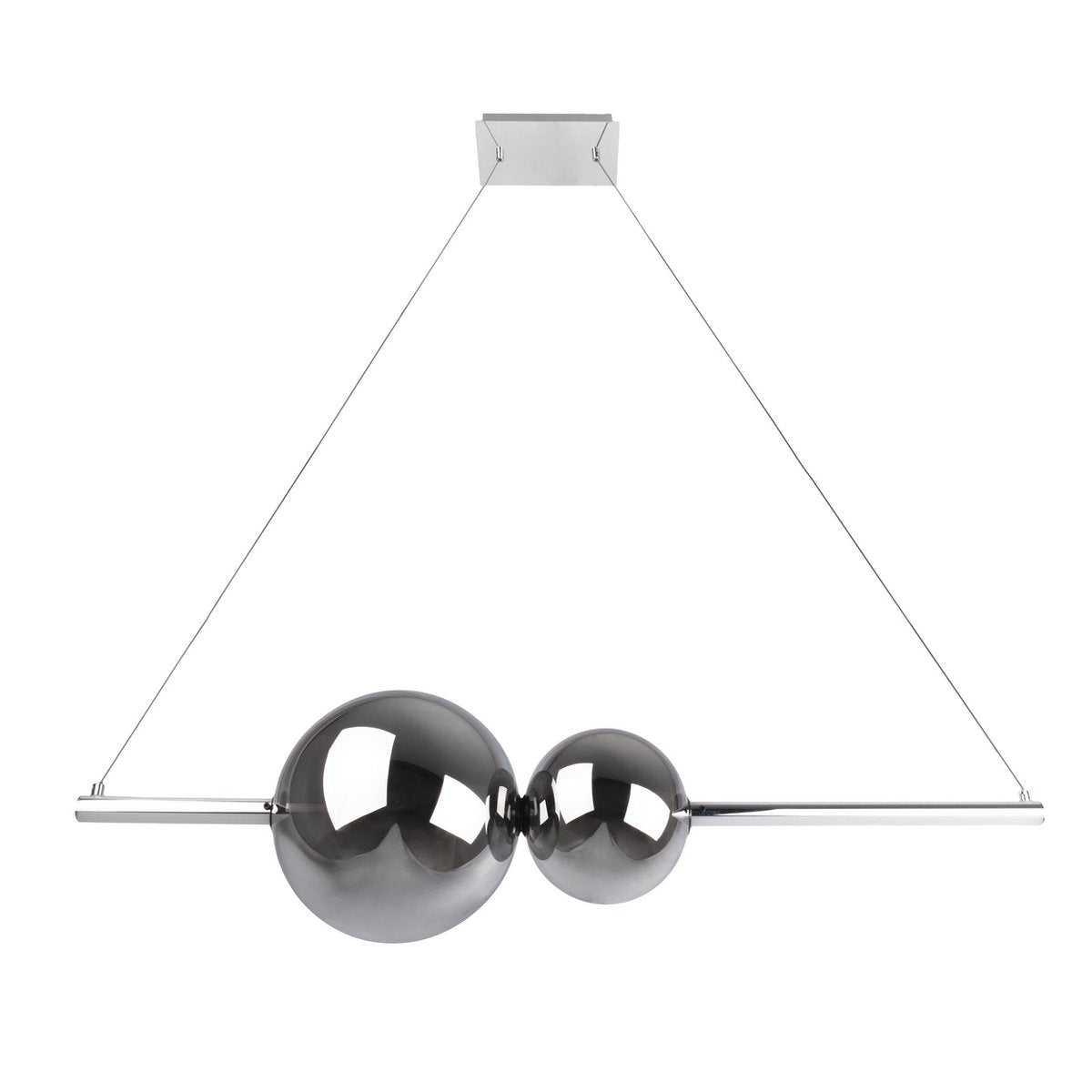 NOVA LED Hanglamp Chrome - 25cm