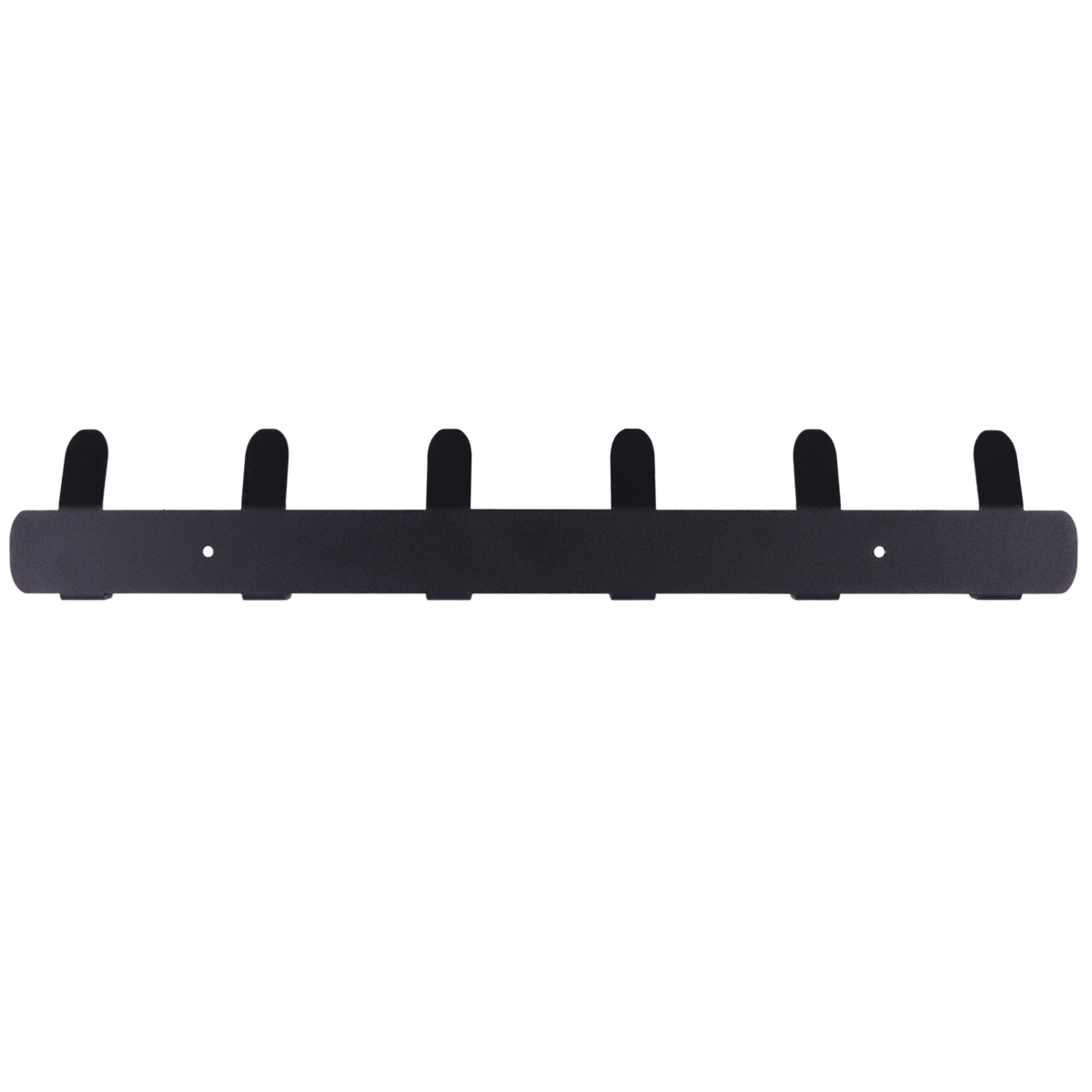 Gorillz Zwarte Wandkapstok - 48cm met 12 Haken