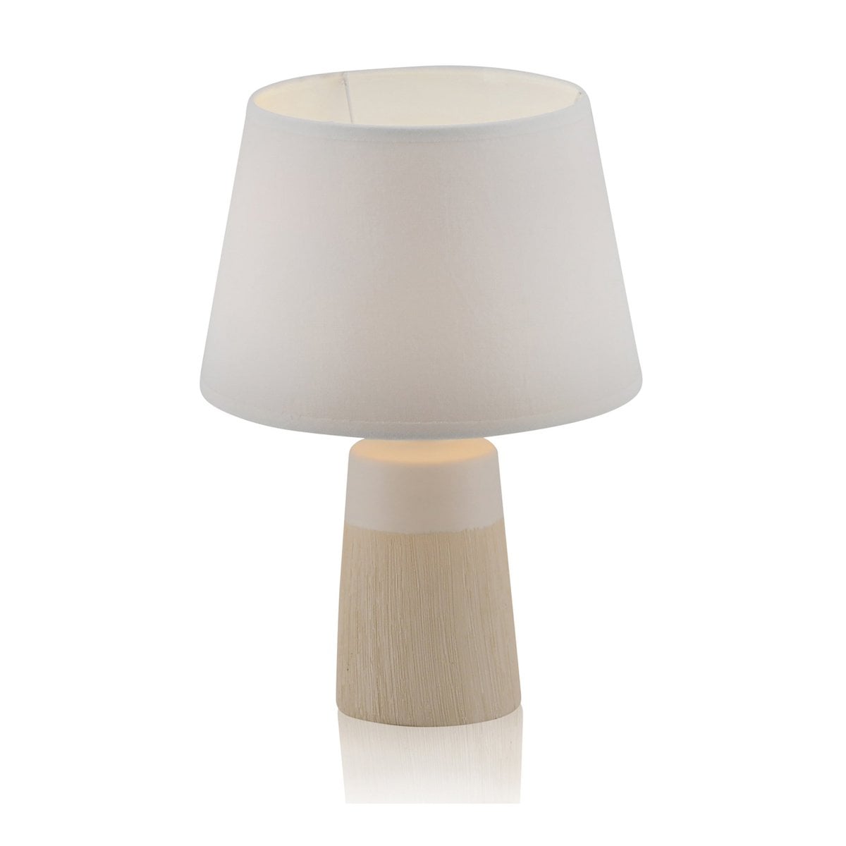 Näve Talia Keramische Tafellamp - Beige 31cm