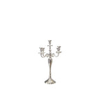 Aulica 5-Brander Kandelaar Zilver 40cm Hoog