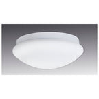 LED -plafondlicht "Genève" gemaakt van metaal en plastic in het wit, met stevig ingebouwde in LED's Ø ca. 30 cm