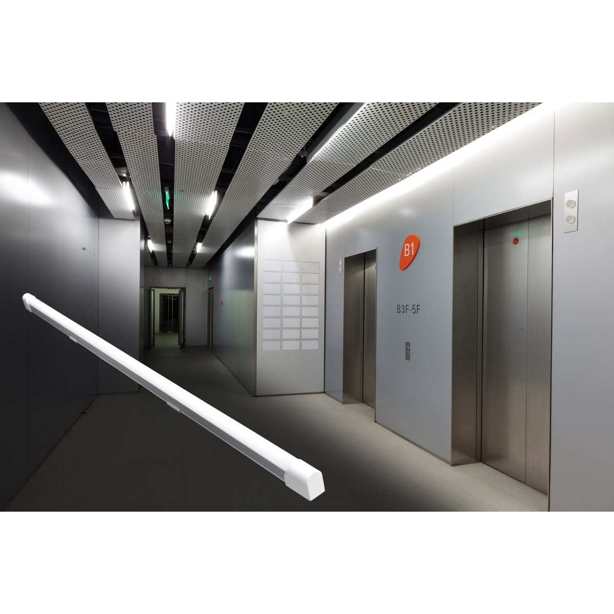 Näve Elias LED Installatielamp 123cm
