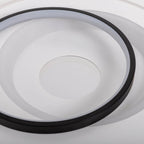 LED Plafondlamp 3D Näve Leuchten, Ø49cm Dimbaar