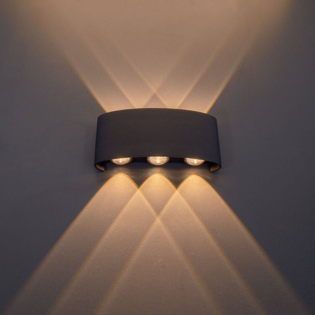 Näve Auron LED Buitenmuurlamp Antraciet