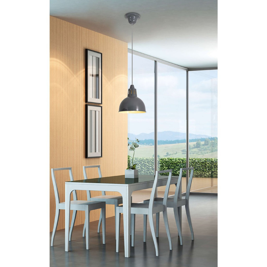 Näve Desira Hanglamp Metaal Grijs E27