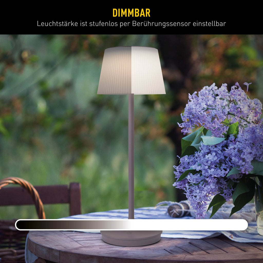 Näve Emmi Solar Tafellamp - 38cm Wit