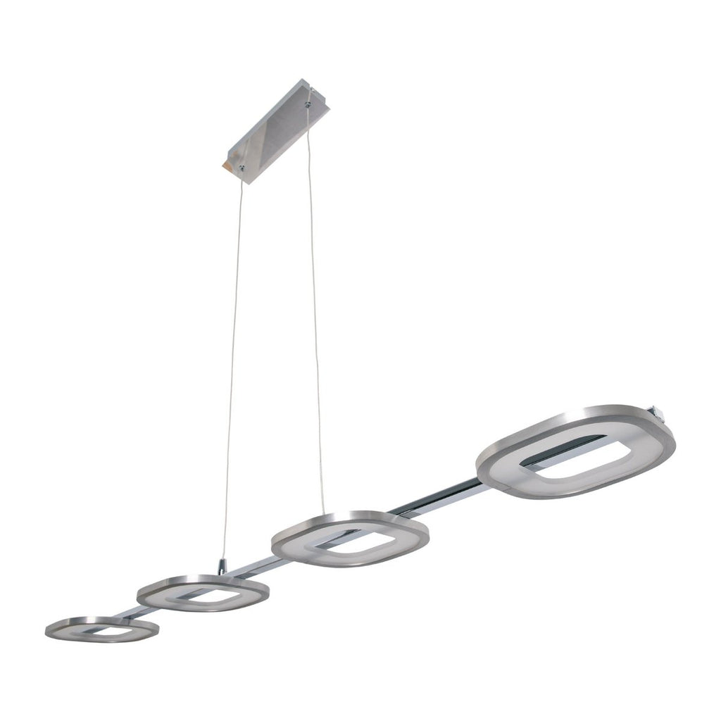 Näve Leuchten Balk LED Hanglamp - Modern Aluminium Design 100x16cm