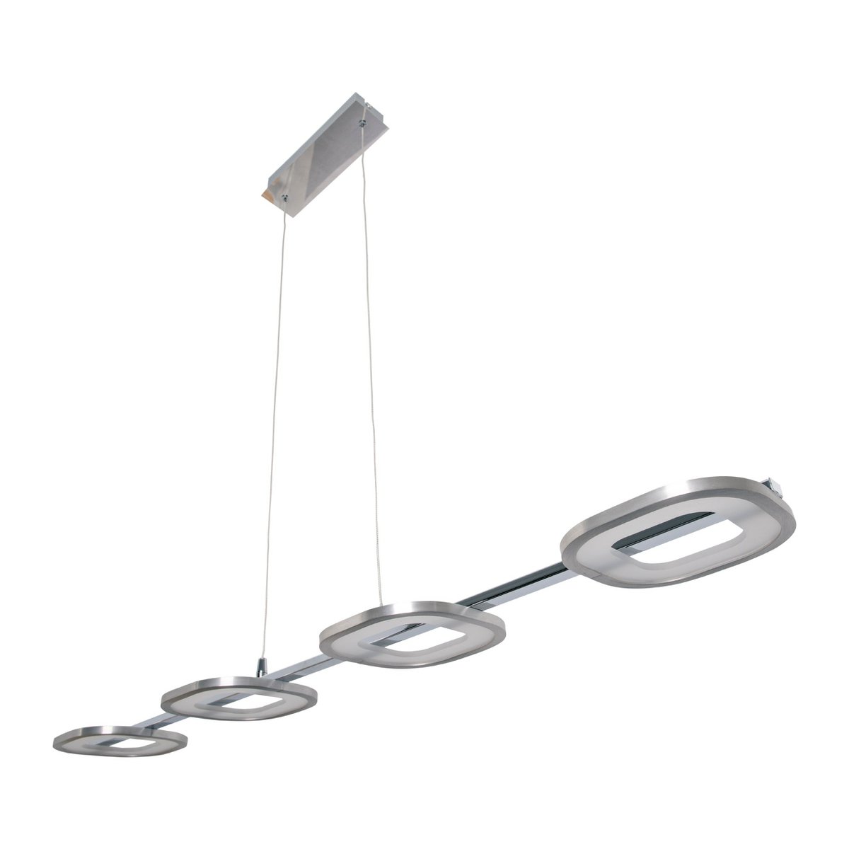 Näve Leuchten Balk LED Hanglamp - Modern Aluminium Design 100x16cm