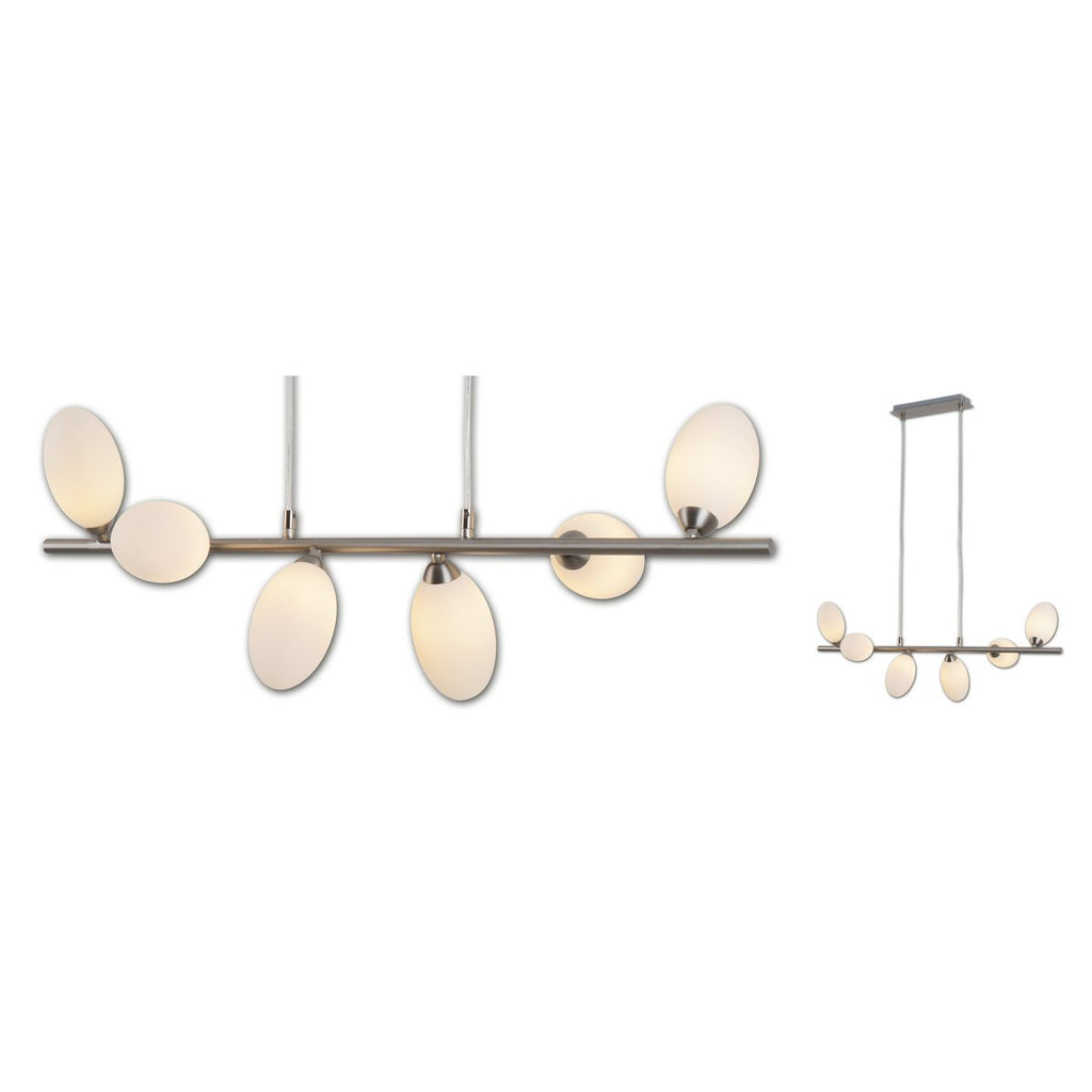 Näve Eleganza LED Pendelleuchte 6flg 80cm