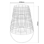 Näve LED Decollicht 27cm Zwart Metaal