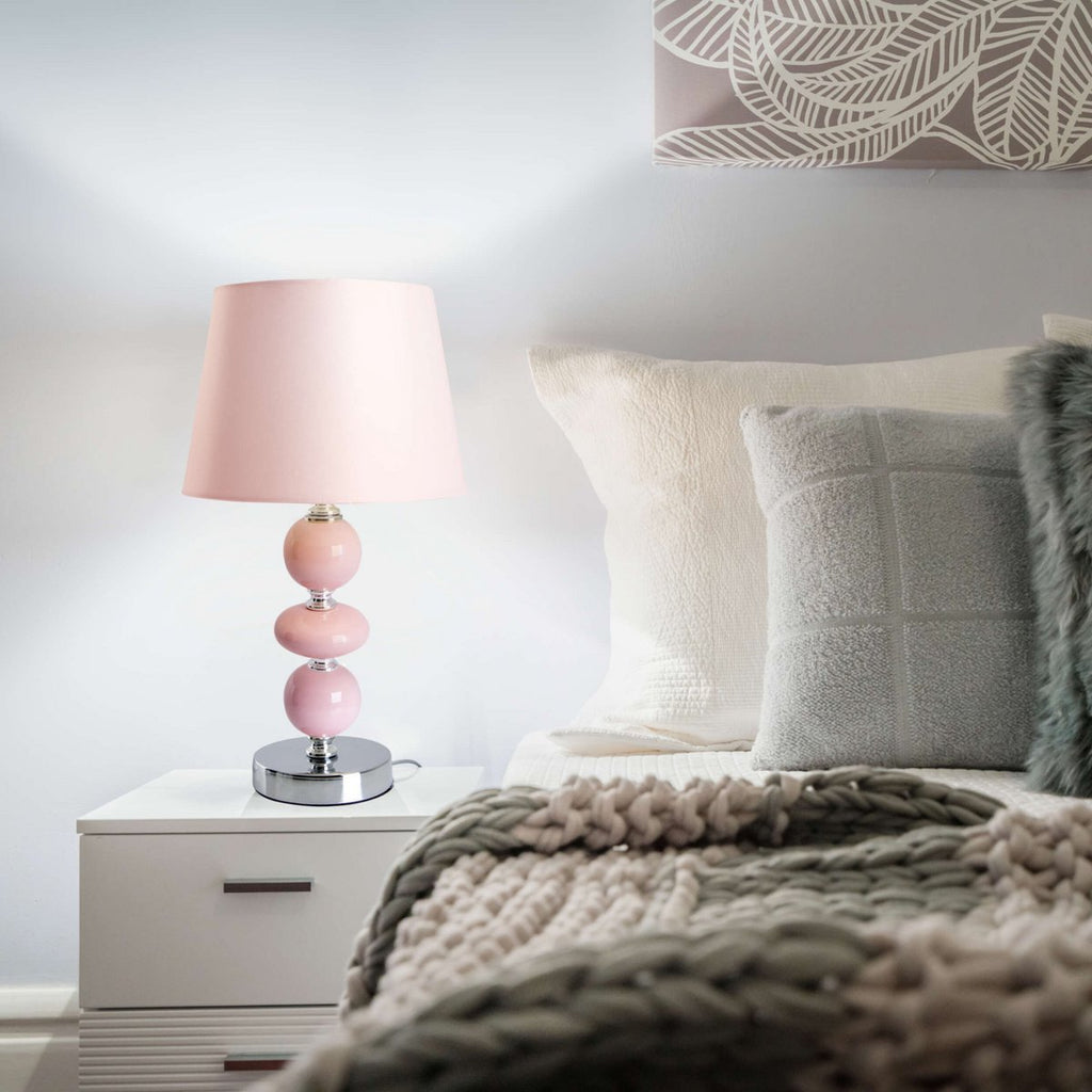 Näve Araga Keramische Tafellamp 36cm Roze
