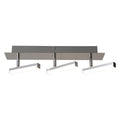LED plafondlamp "Turin" l:49.5cm