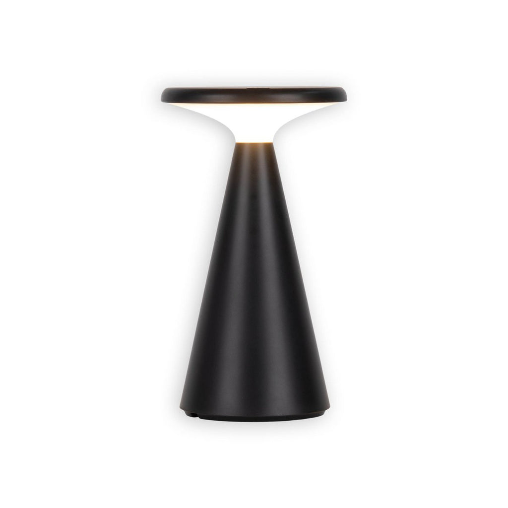 Näve Palu Zonne-batterijlamp - Zwart 20cm