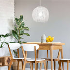 Näve Struwel Rattan Hanglamp Ø40cm Wit