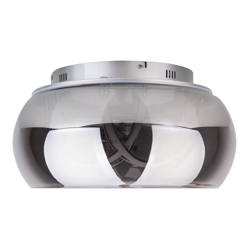 Näve Malou LED Plafondlamp Ø45cm Rookglas