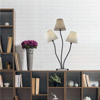 Näve Textiellamp 3-Flame Boho Beige/Bruin 67cm