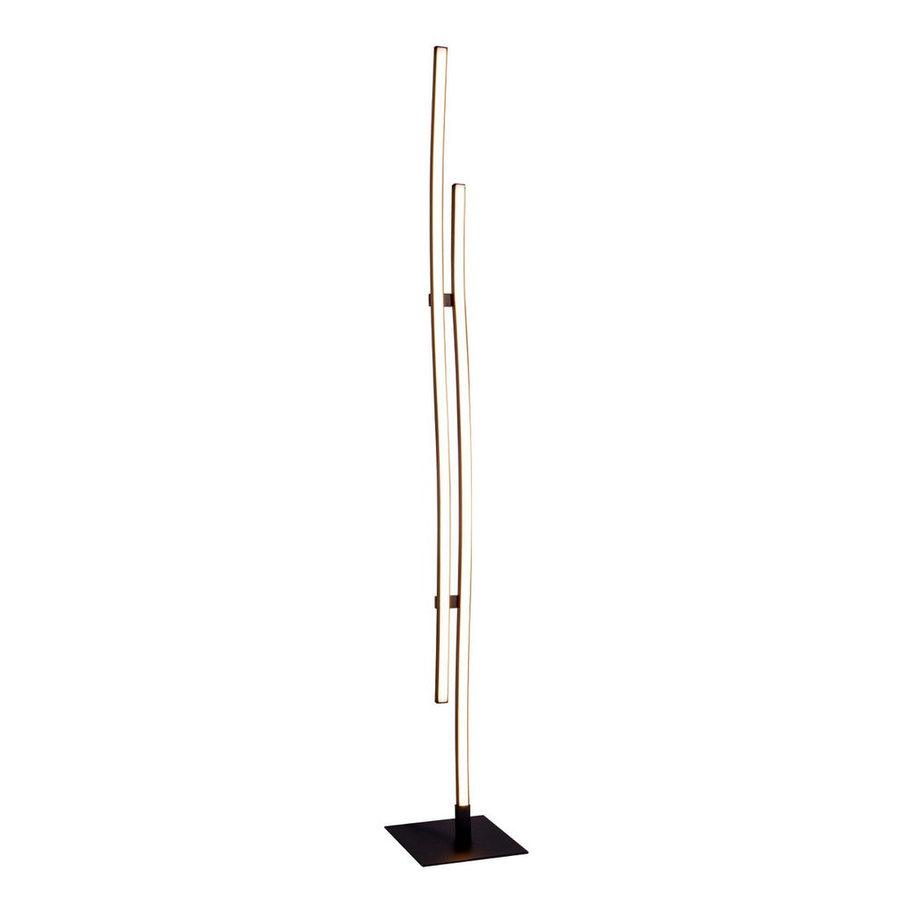 Näve Onda LED Vloerlamp - 130cm Zwart