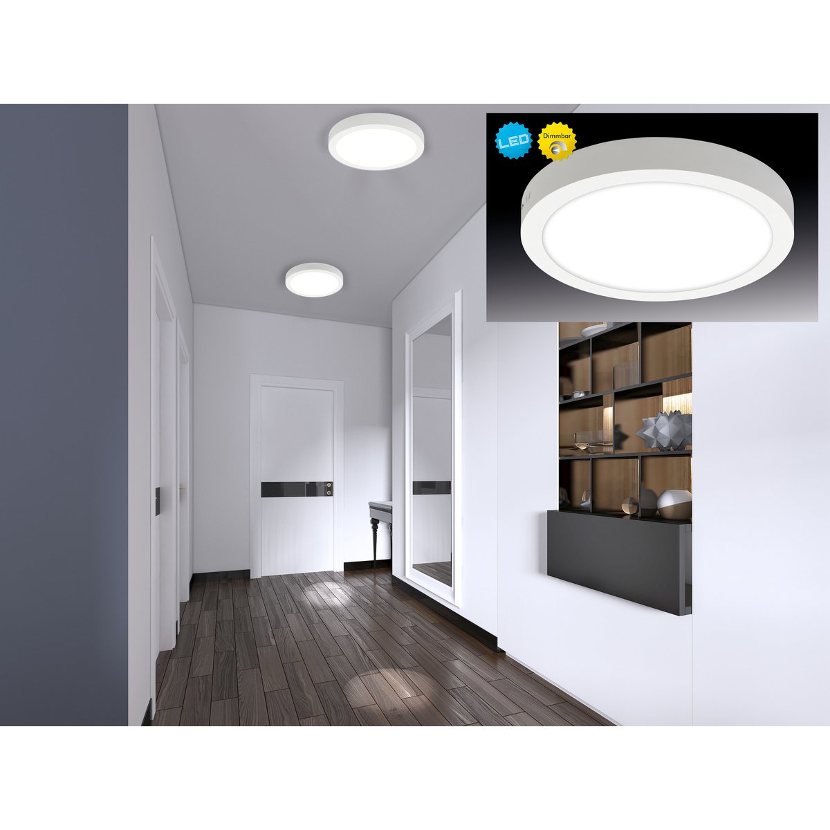 Näve LED Paneel Dimbaar 30cm Wit