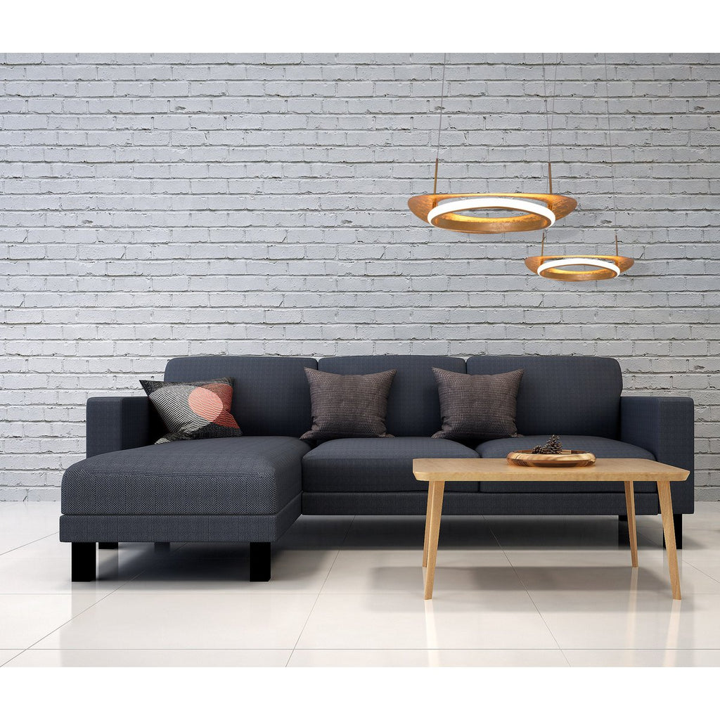 Näve Pisa LED-Hanglamp 40cm Goud
