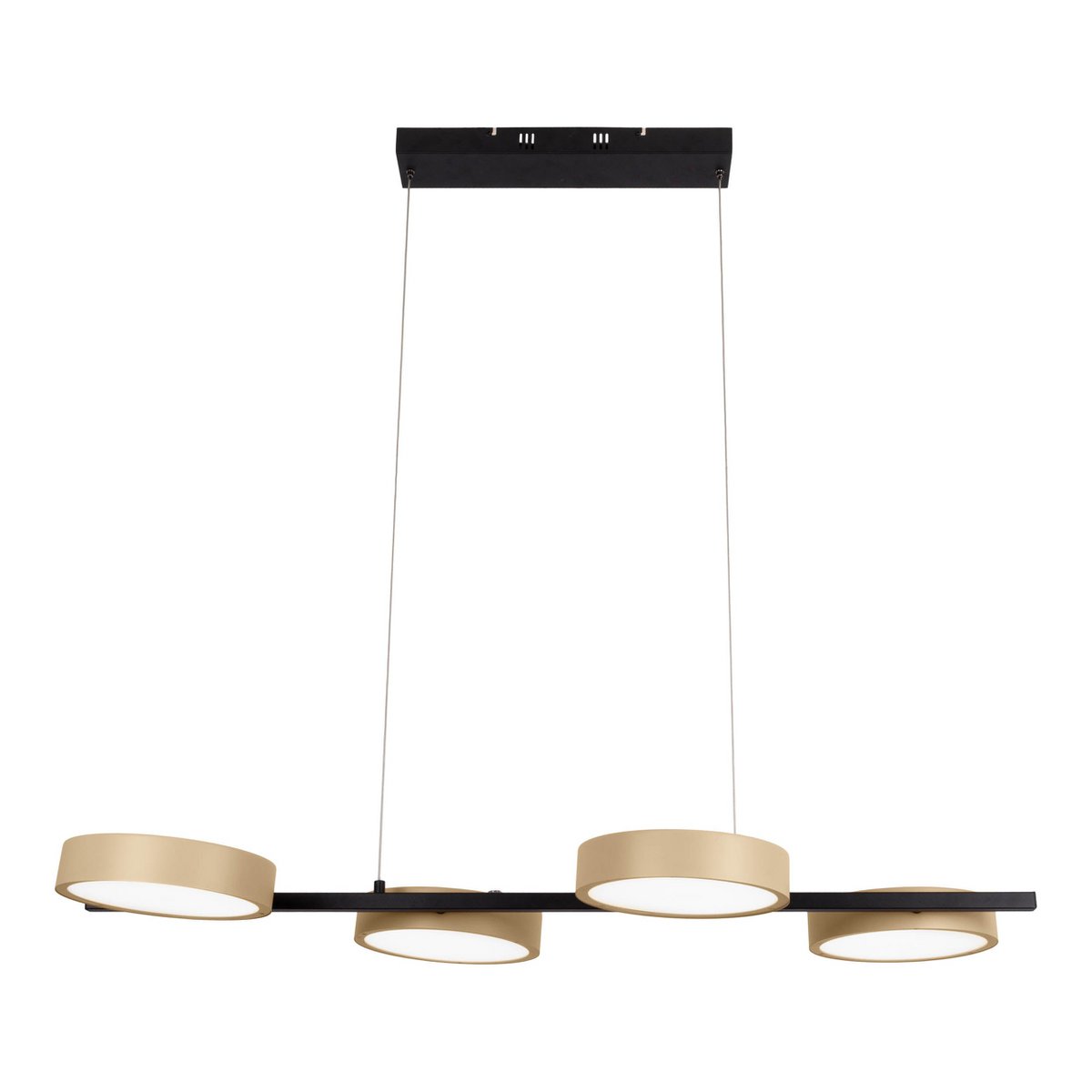 Led hanglamp Tessa amandel 150x110cm
