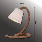 Näve Tafellamp Touw - Wit 35cm E14