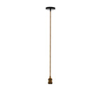 Näve Ontario Hanglamp Jute E27 Zwart
