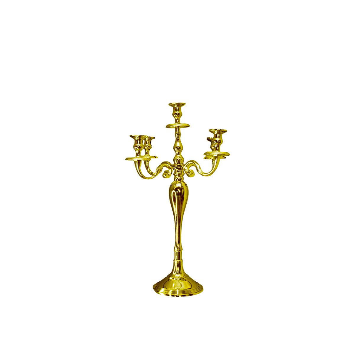 Gouden Lichten 60 cm Kandelaar - Aulica, Metalen Design