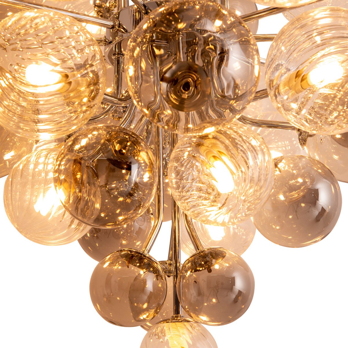 Näve Bol Hanglamp 75cm Goud/Zilver